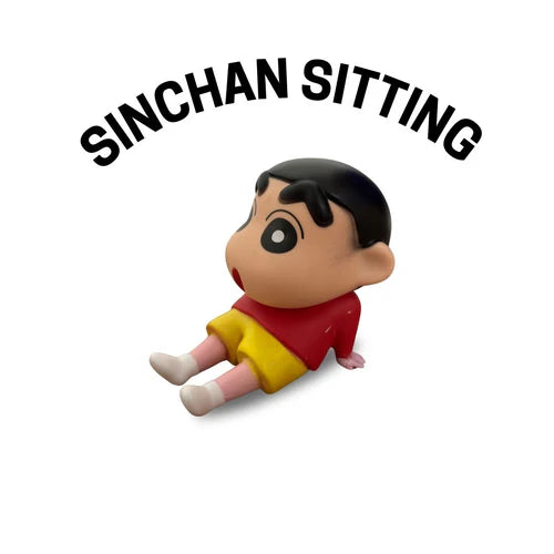 Sleepy ShinChan Mobile Holder | Sitting Figure Mobile Stand