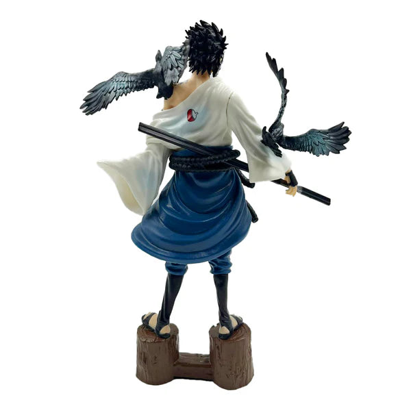 Sasuke Uchiha Figure – Curse Mark Mode with Crows | Naruto Shippuden Collectible(30cm)