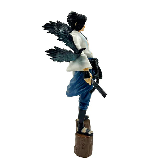 Sasuke Uchiha Figure – Curse Mark Mode with Crows | Naruto Shippuden Collectible(30cm)