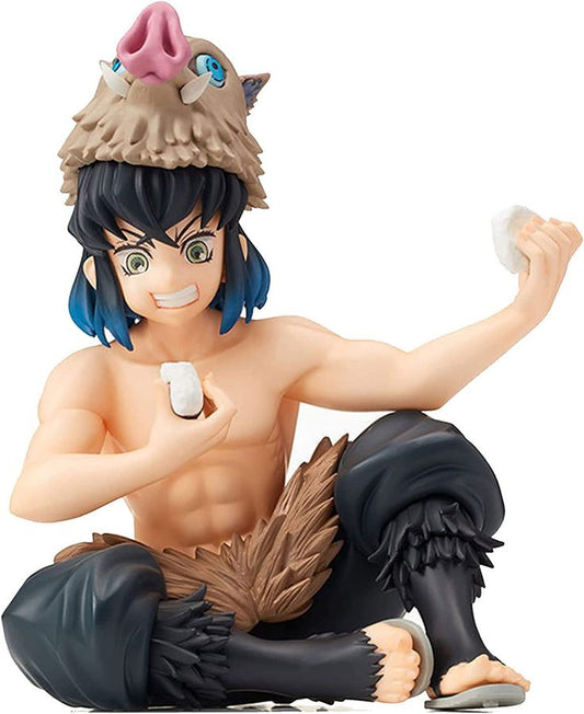 Inosuke Sitting Eating Rice Balls Perching Height- 10cm
