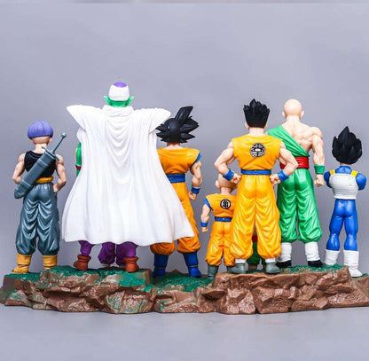 Dragon Ball Z Infinite Z Warrior Set | 9pcs Goku, Vegeta, Gohan, Piccolo, Trunks Figures | PVC | 13-32 CM