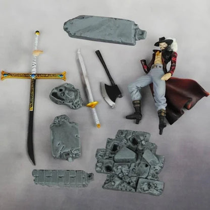 One Piece - Mihawk Action Figure- Miniature Toy Figure